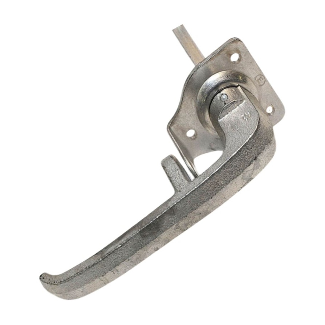 Eberhard Zinc Finish Padlock Handle with Mounting Holes