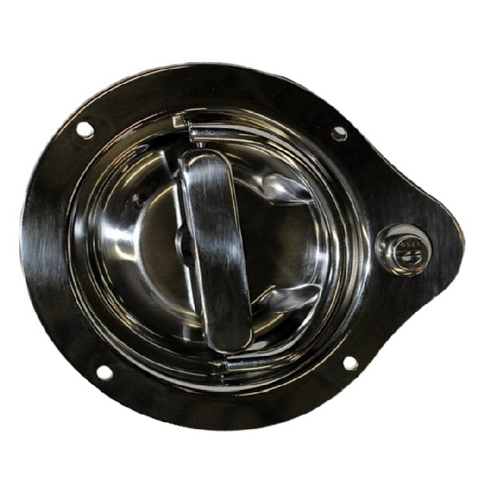 Large Locking  Stainless D Ring Handle Key 1250 Hansen 