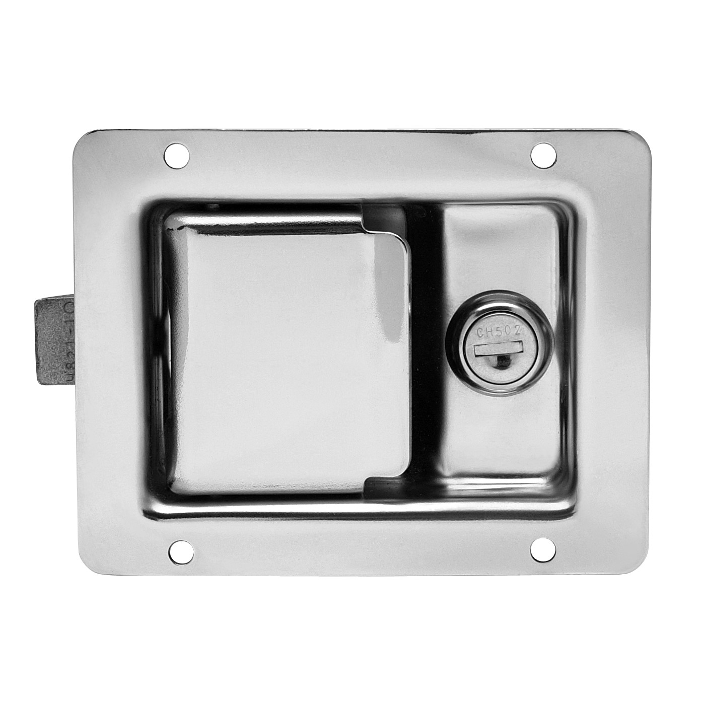 Junior Locking Paddle Handle Latch Stainless Steel