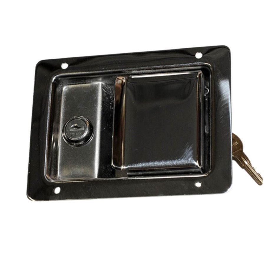 Stainless Locking Paddle Handle Latch with Single Lever 