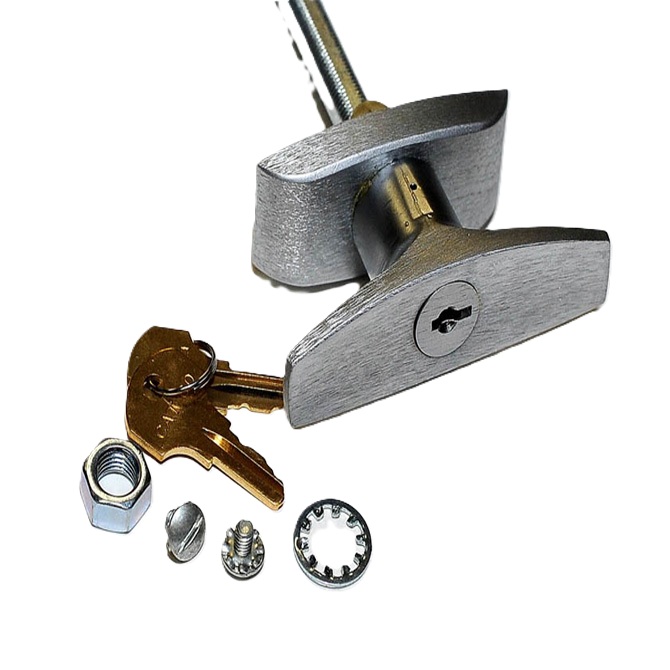 Locking T Handle Right Hand Keyed CAT60