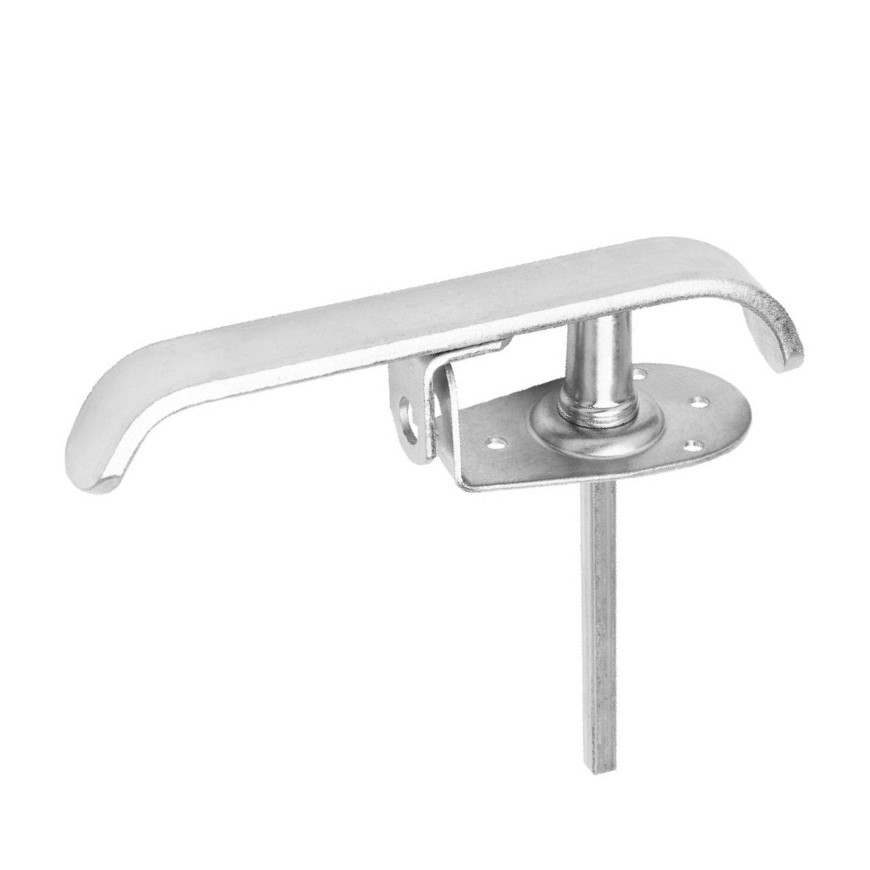 Padlock Handle with Mounting Holes - Stainless Steel