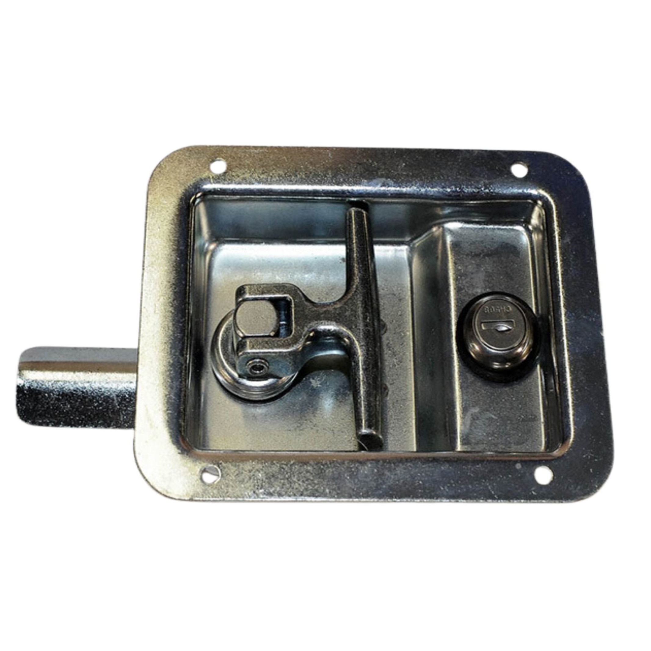Locking T Handle Latch-Zinc Finish Keyed CH545 Eberhard
